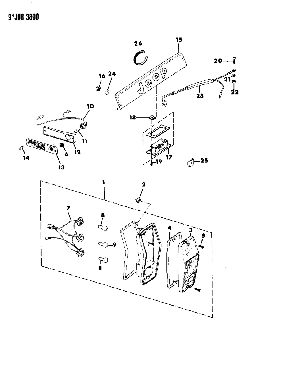 Mopar J0989428 Socket & Wire