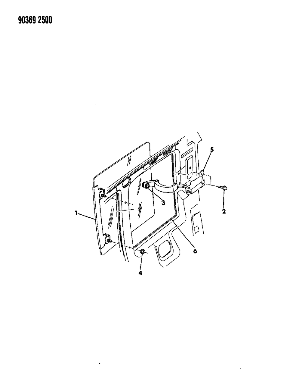 Mopar 55022698 Glass