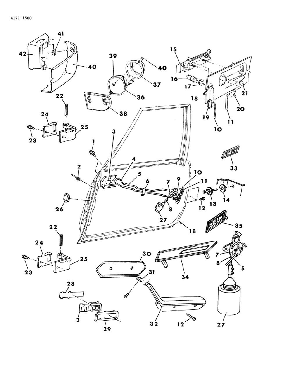Mopar 6500803 Pin, Door Hinge