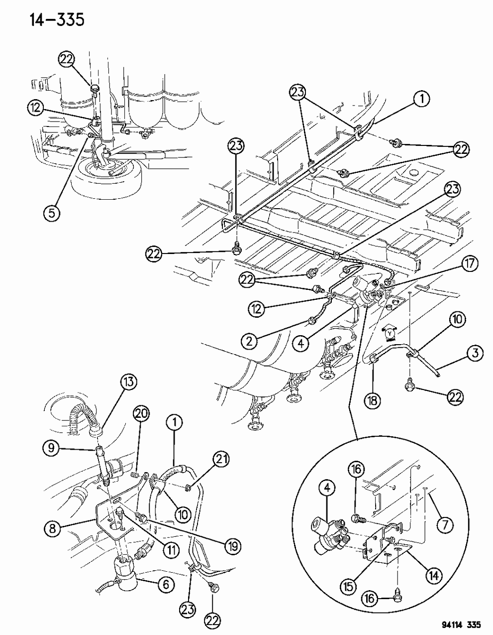Mopar 52018174 Connector, Nut And Ferrule Package