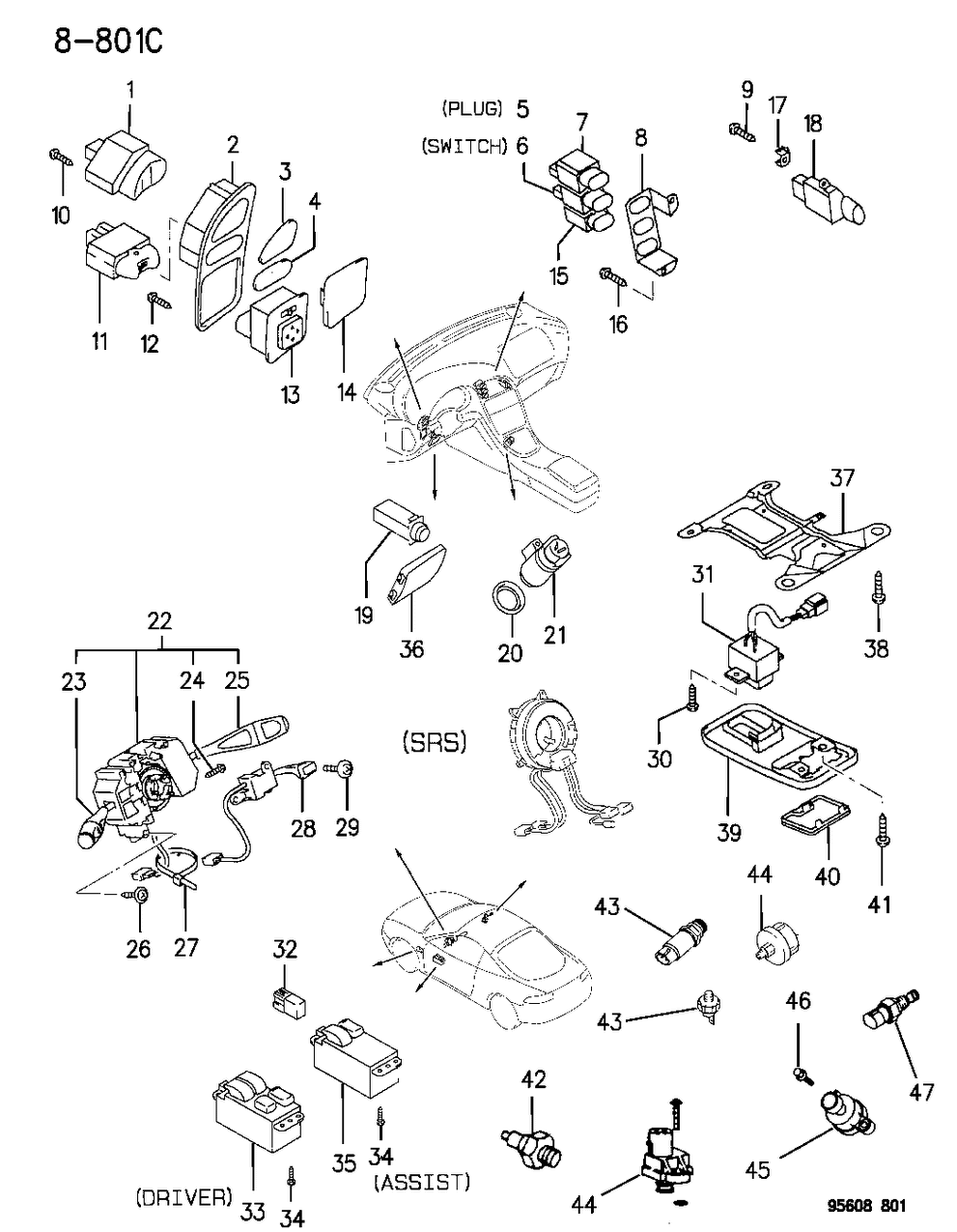 Mopar MB603034 Lighter Assembly