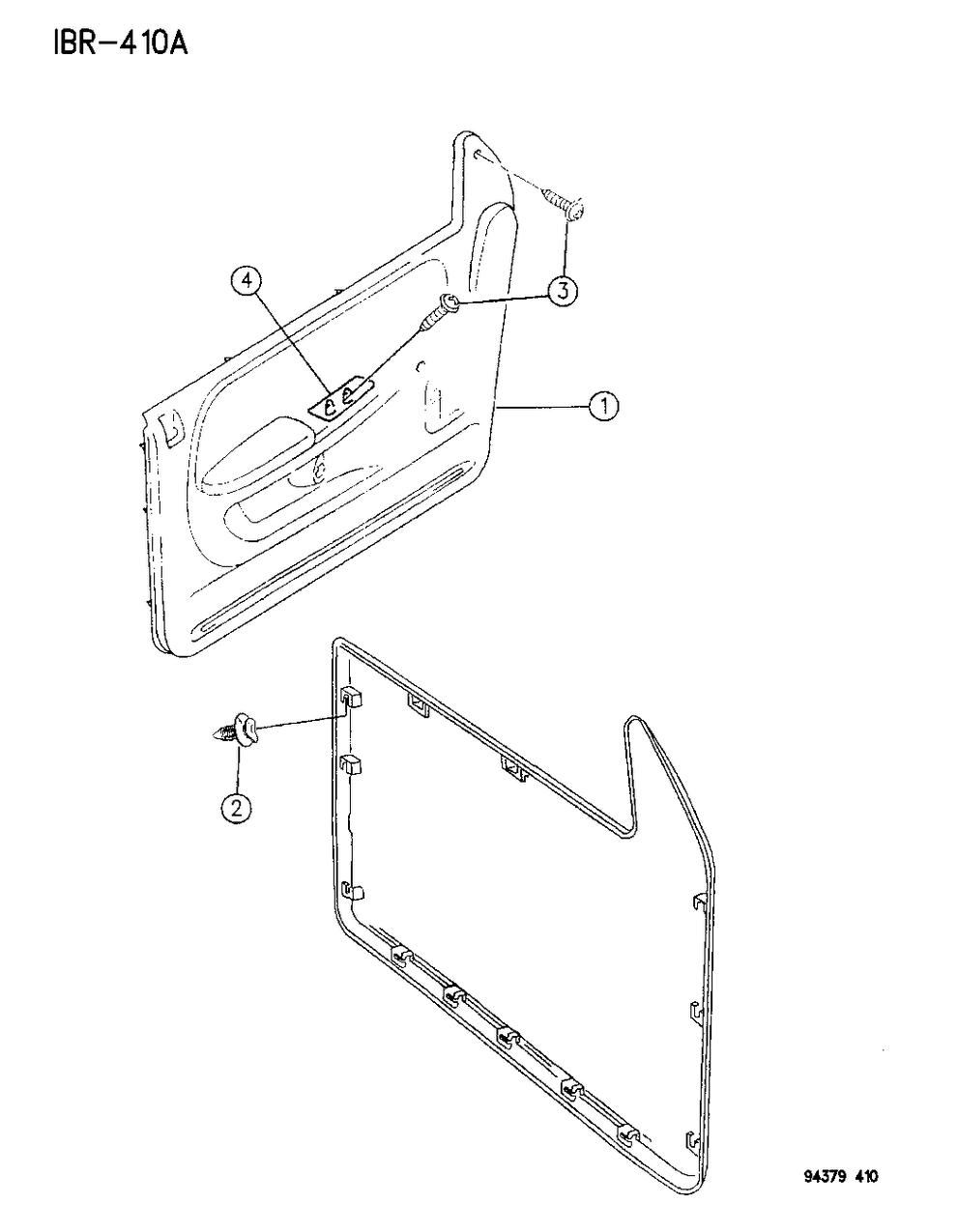 Mopar MK00PB7 Panel, Door, Front