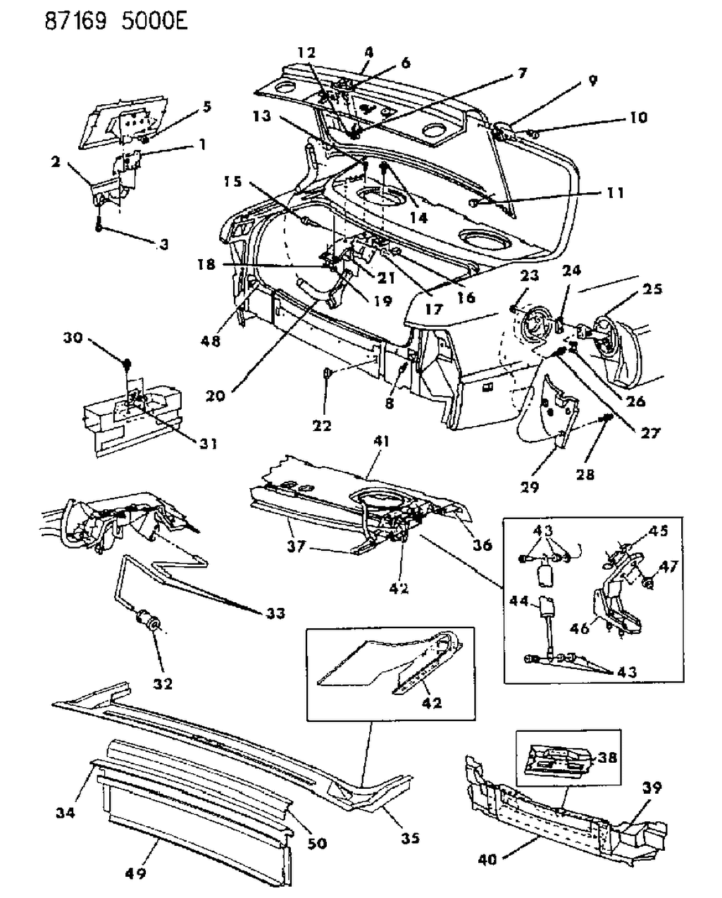 Mopar 4336077 Overslam Bumper