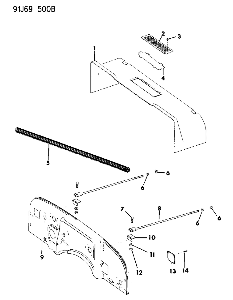 Mopar 55016164 Screen