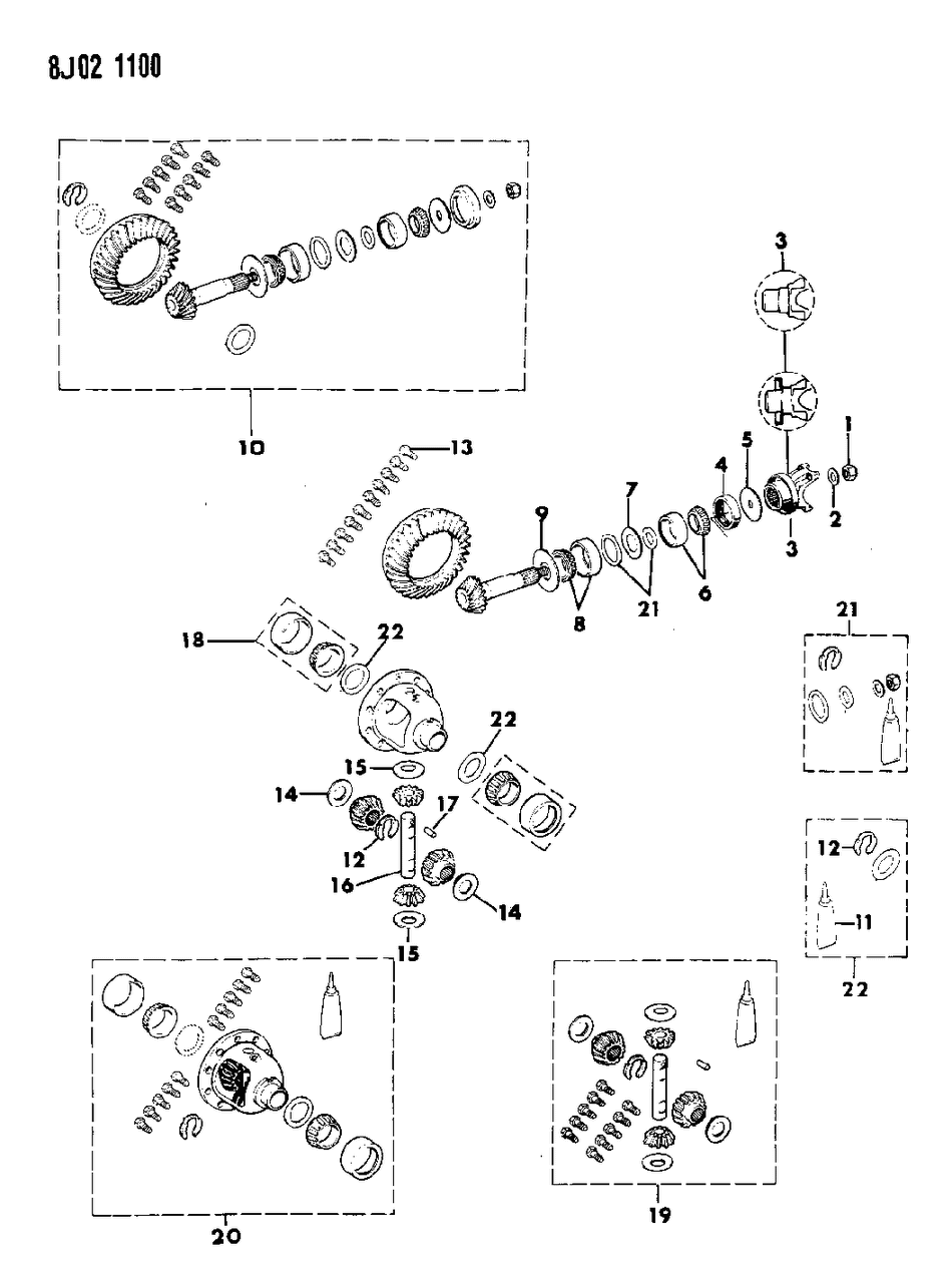Mopar 83500190 Gear Kit