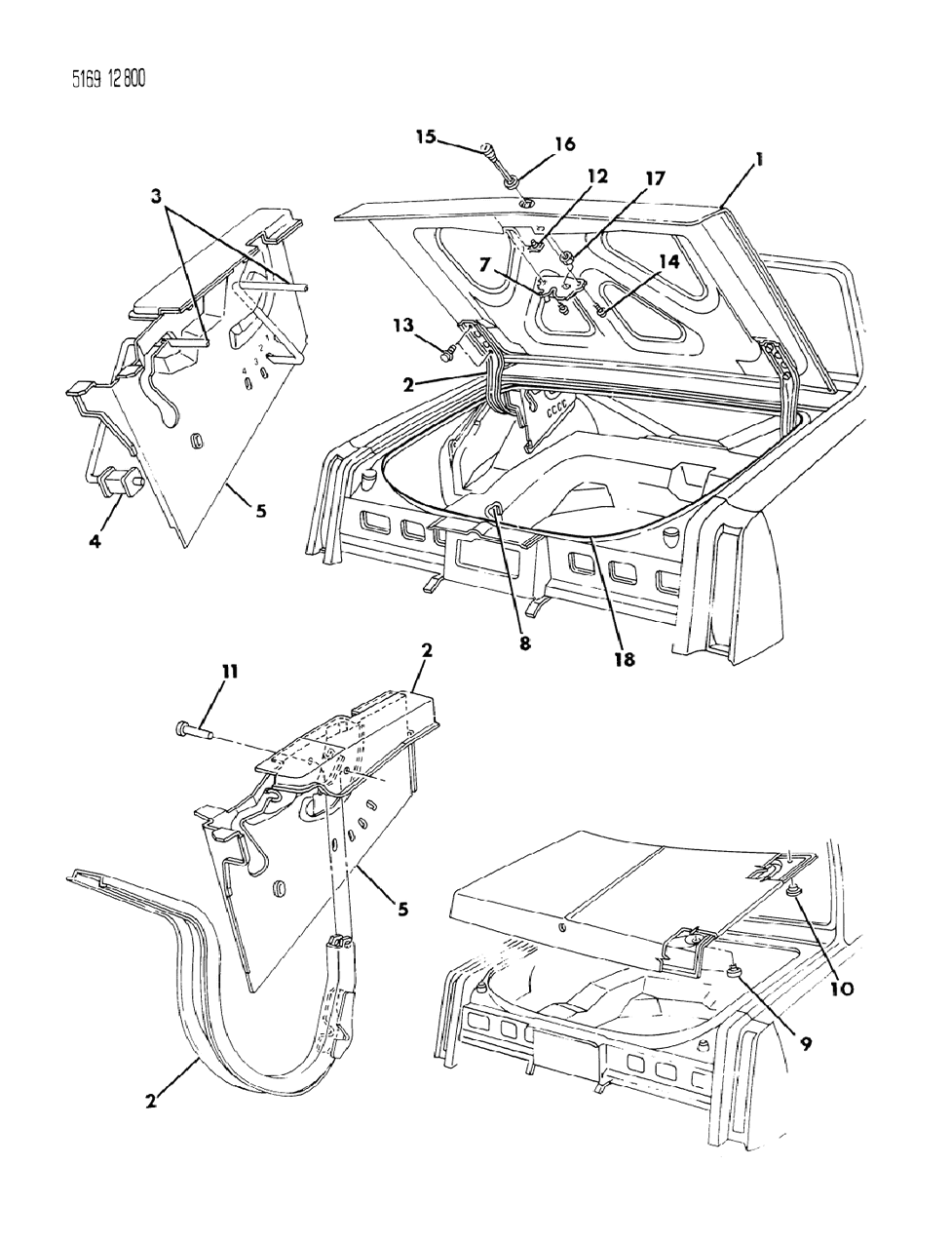 Mopar 4278176 Weatherstrip