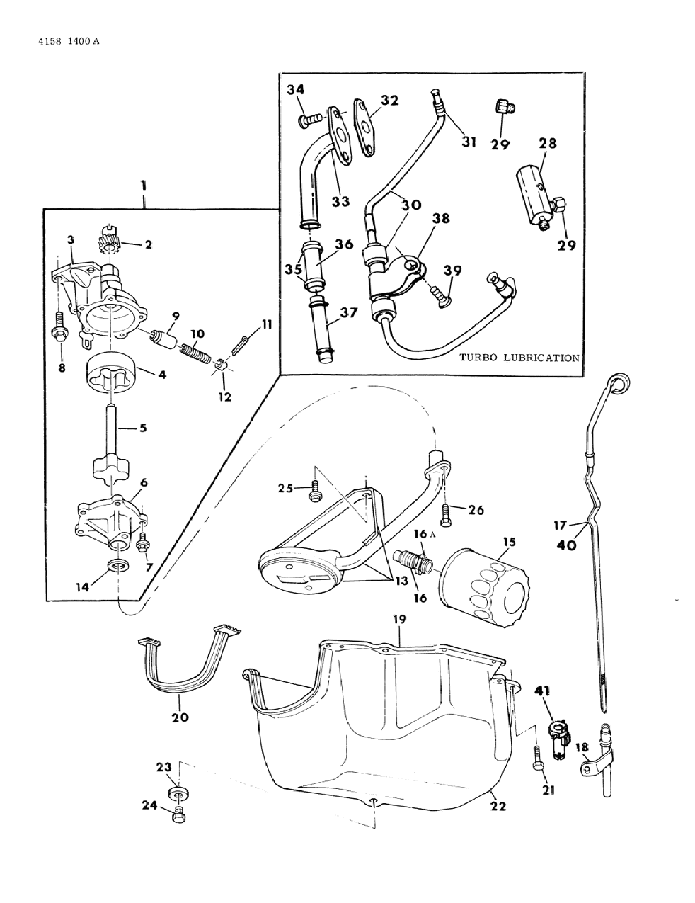 Mopar 4105457 Hose, Turbo Oil Drain Back