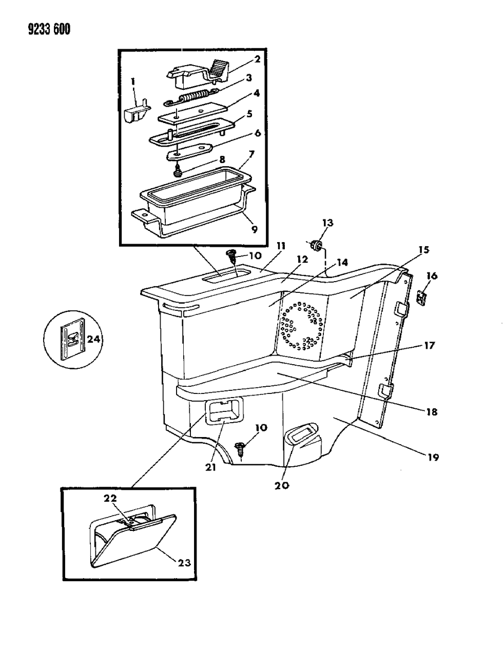 Mopar 4422268 Plate, Folding Top Boot Latch