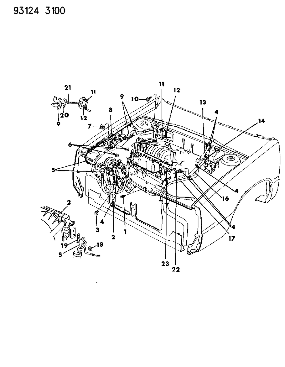 Mopar 4540096 Tube, Heater Return 3.8L Engine