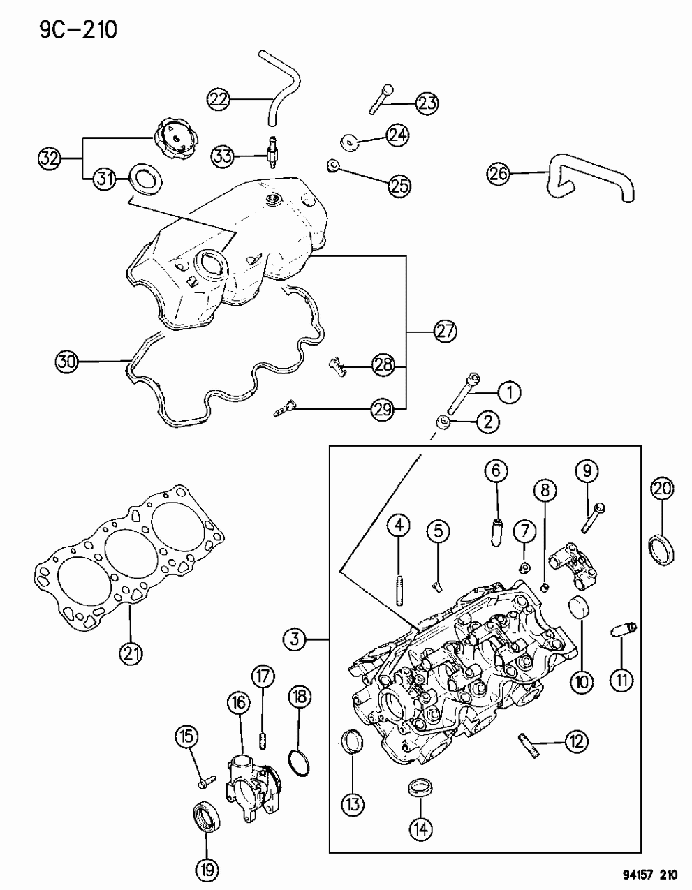 Mopar MD997488 Upper Gasket Set