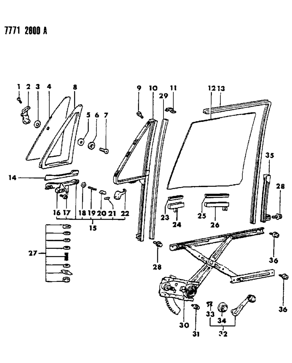 Mopar MF360767 Screw And Washer