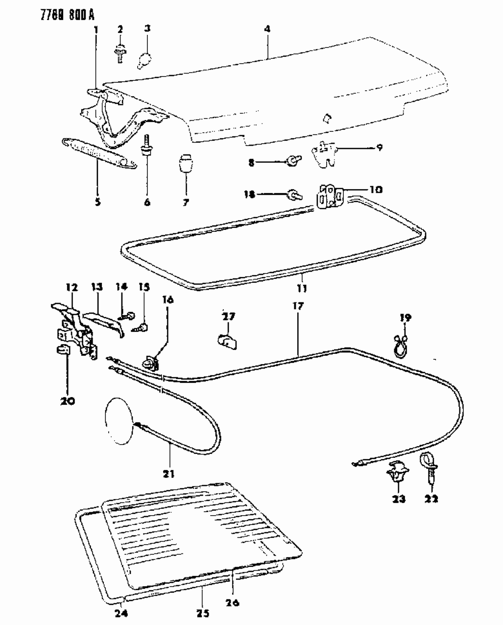 Mopar MS240303 Bolt And Washer (6X25)