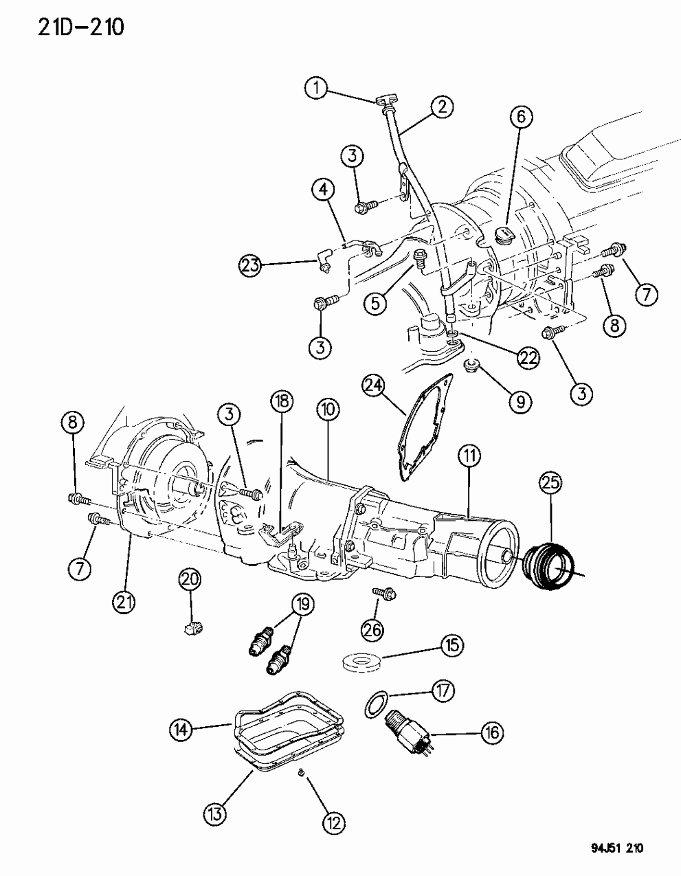 Mopar 52079171 Lever, Manual Control
