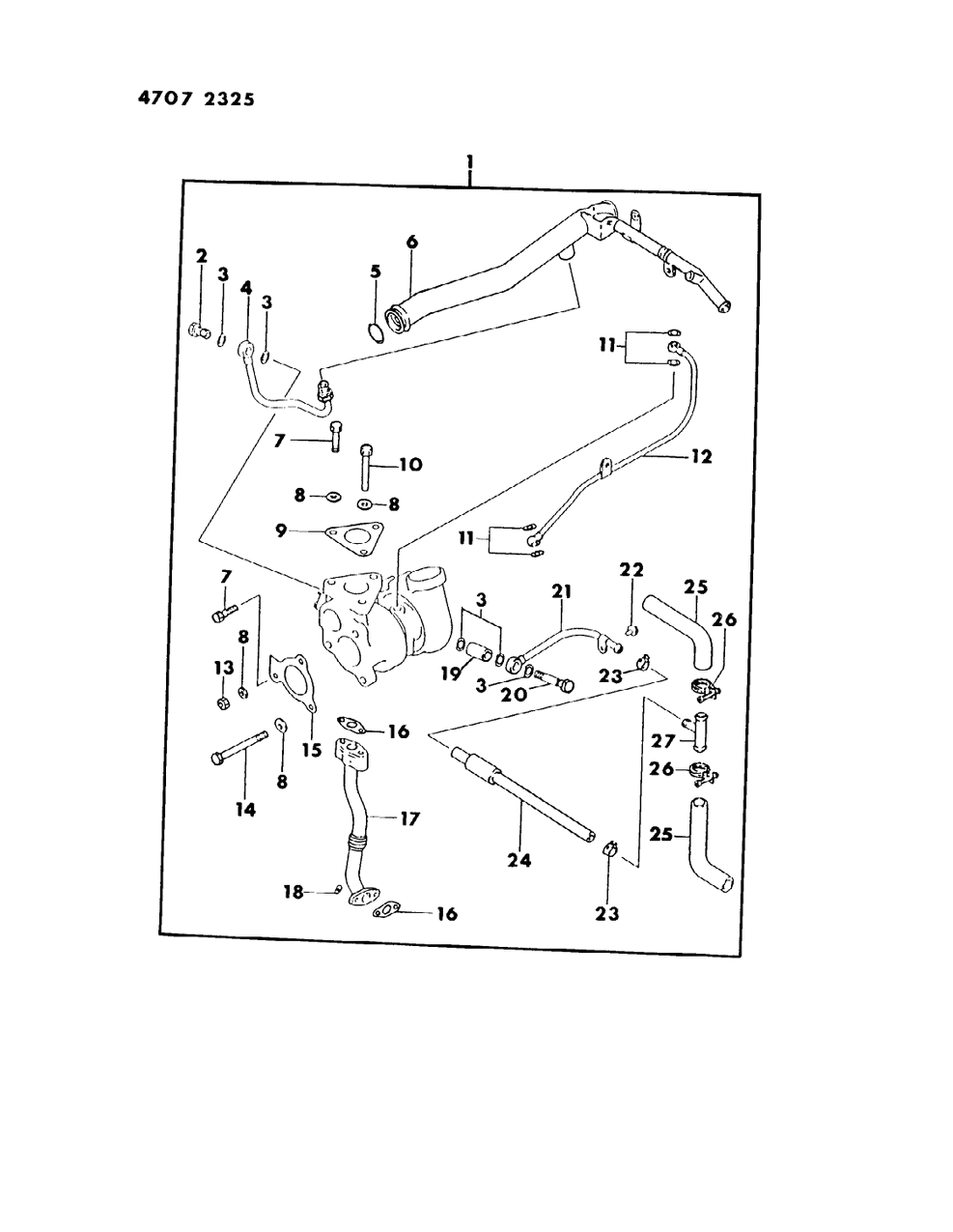 Mopar MF660031 Gasket, Oil Return Pipe Bolt (6Mm)