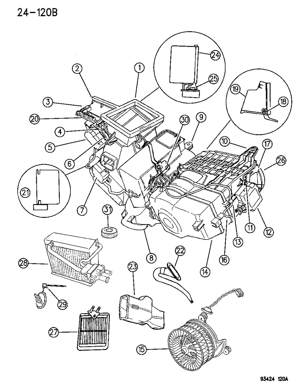 Mopar 4882864 Evaporator Assembly