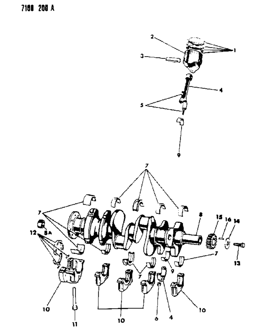 Mopar 4186120 Bearing Package, Connecting Rod for Police Engine, Standard