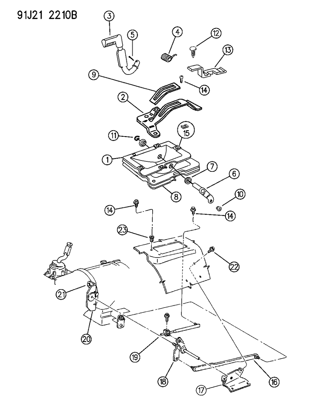 Mopar 52077509 Bracket, Shift Lever