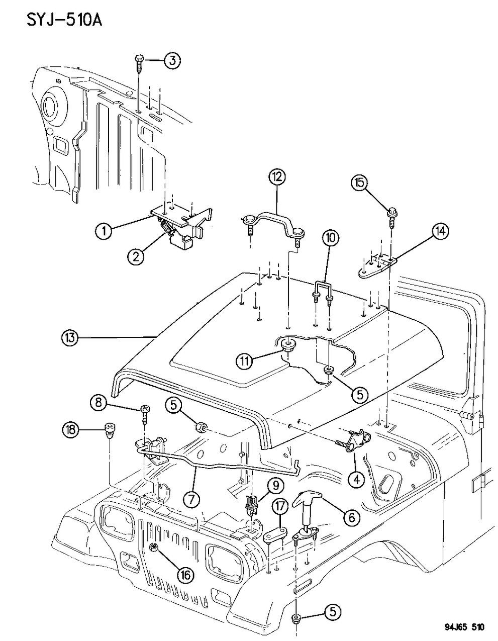 Mopar 55254839 Tie Down