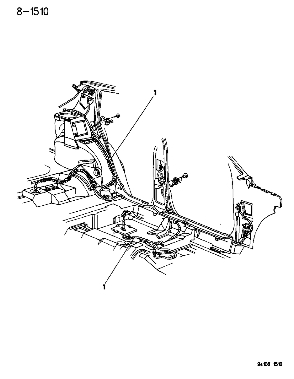 Mopar 4481186 Wiring Assembly, License Lamp