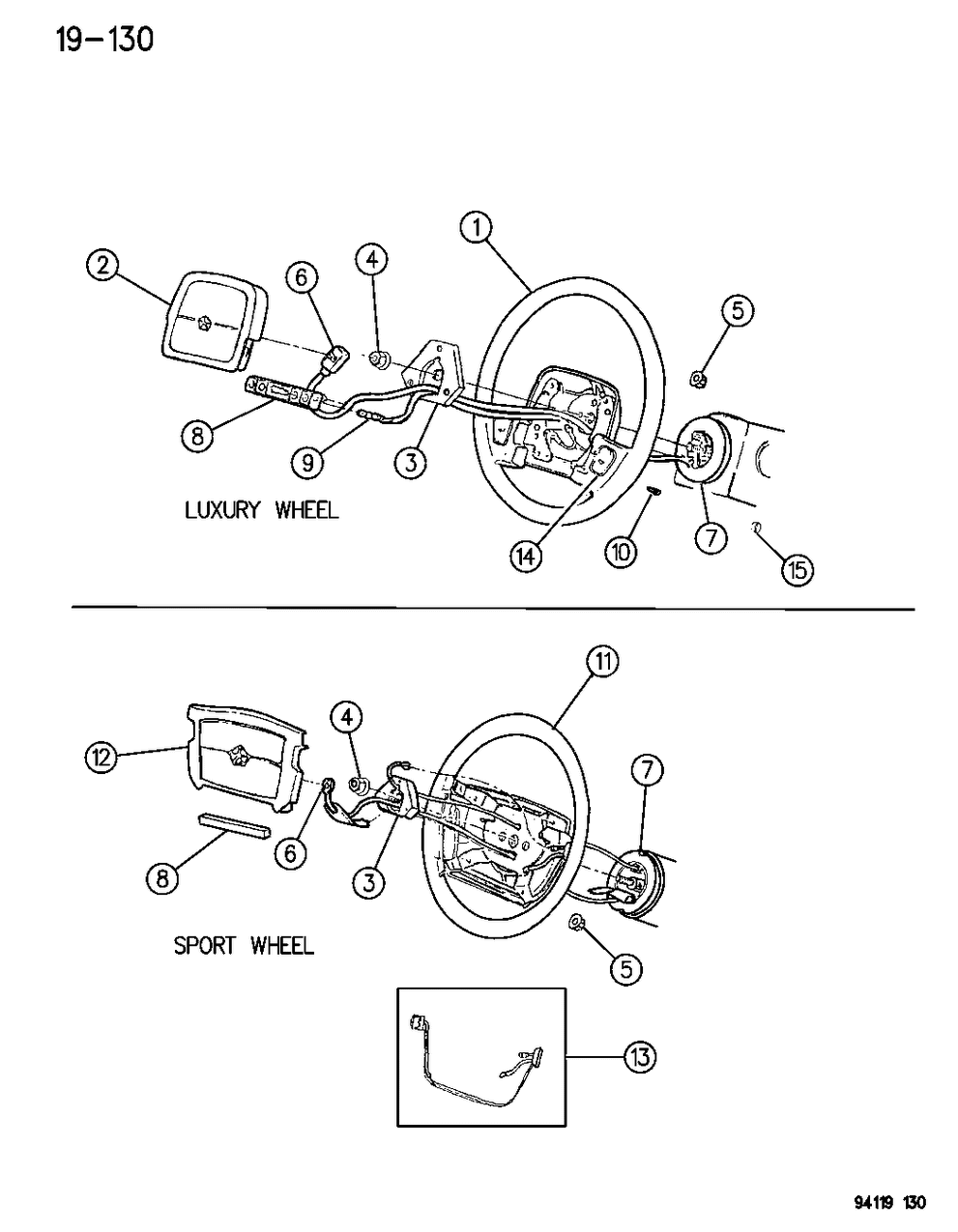 Mopar DH67JB9 Air Bag, Module (Luxury)