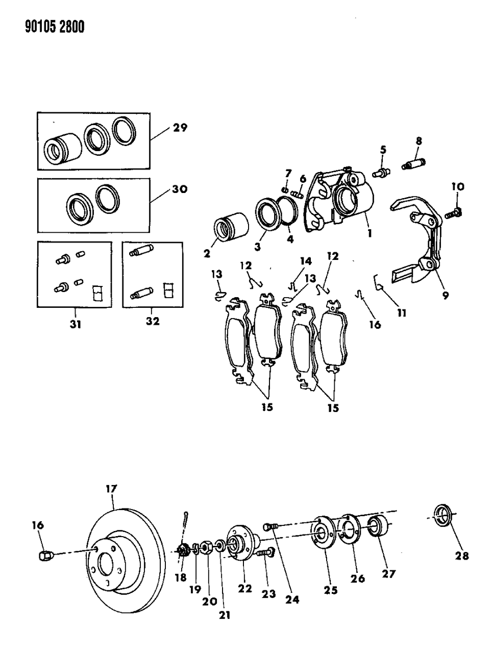 Mopar 5273002 Front Pads