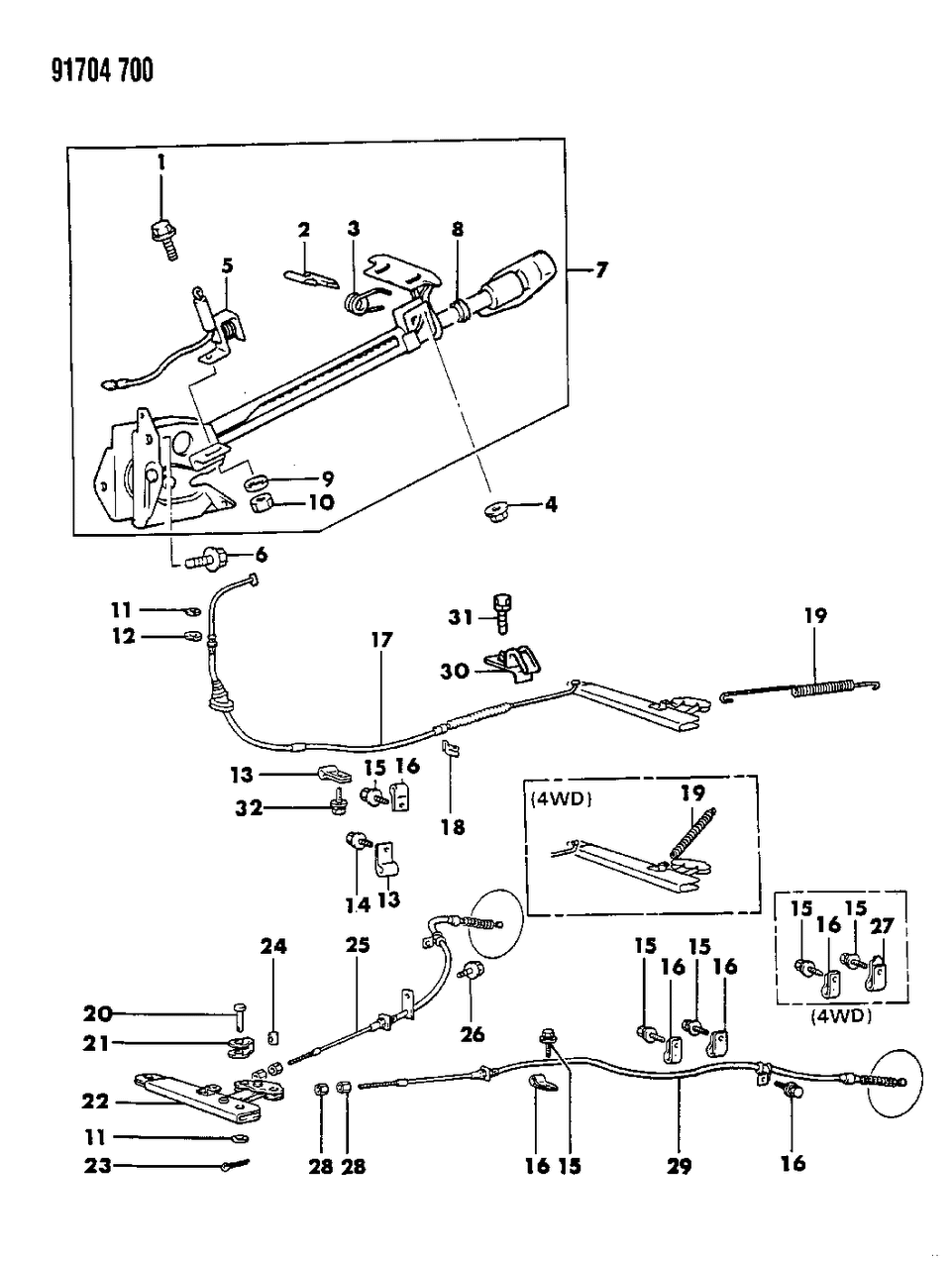 Mopar MT126484 Nut, Parking Brake Cable Adjust