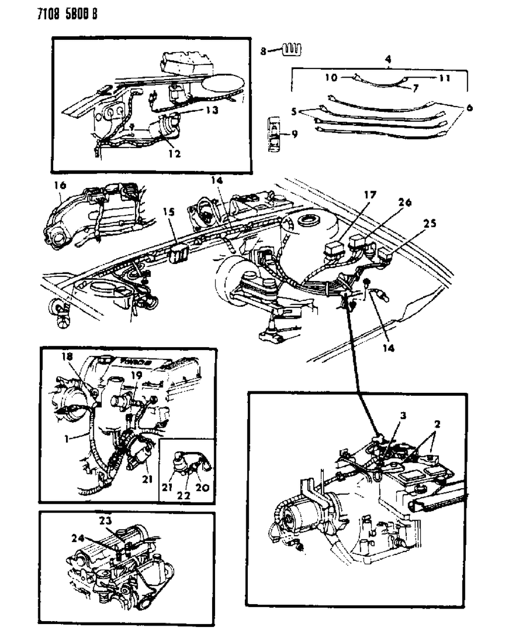 Mopar 4400214 Wiring, Automatic Transmission