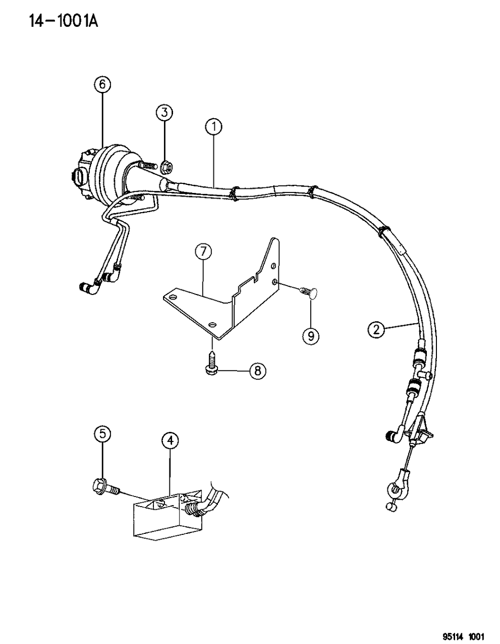 Mopar 4669273 Harness, Vacuum Speed Control