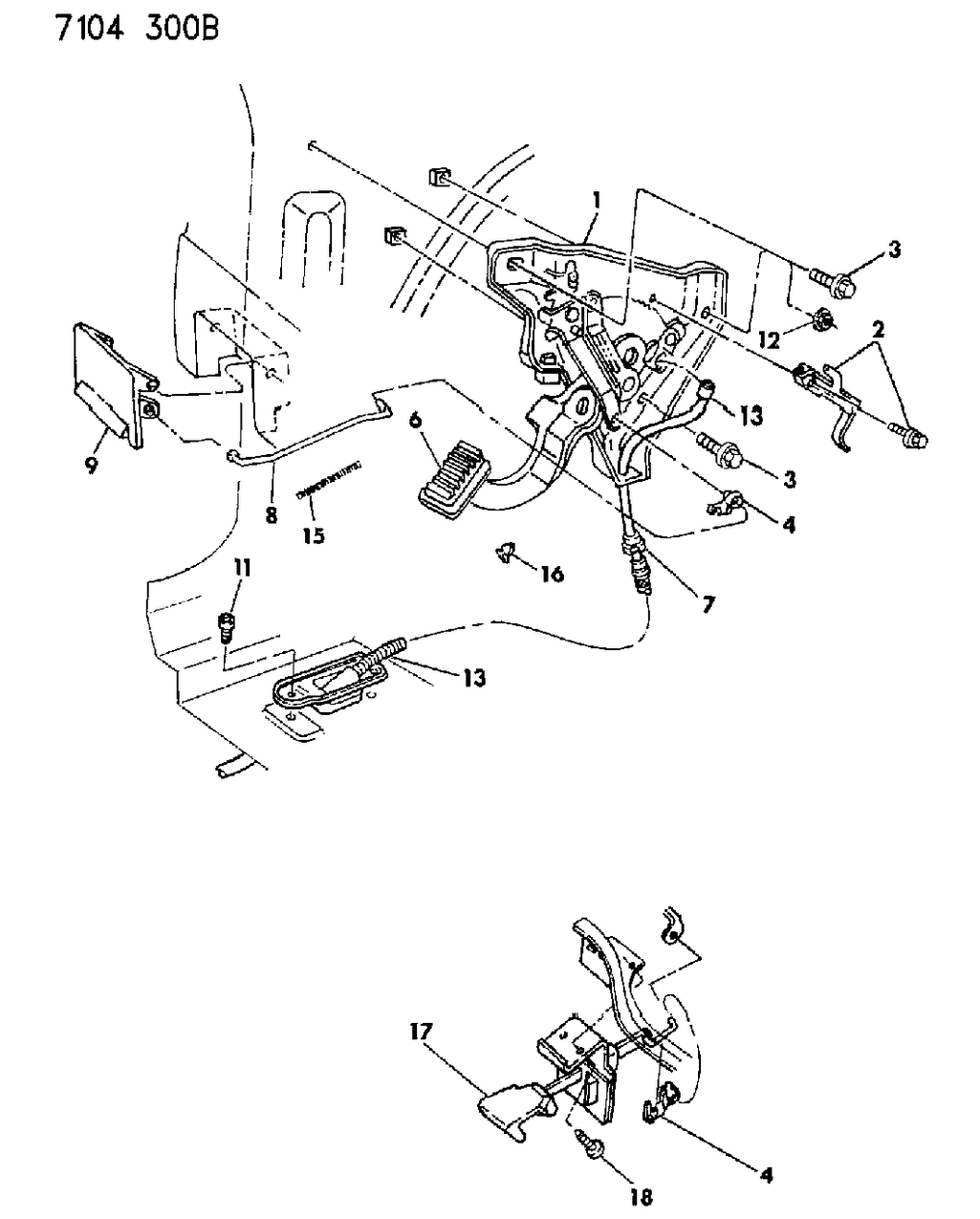 Mopar 3766435 Front Cable