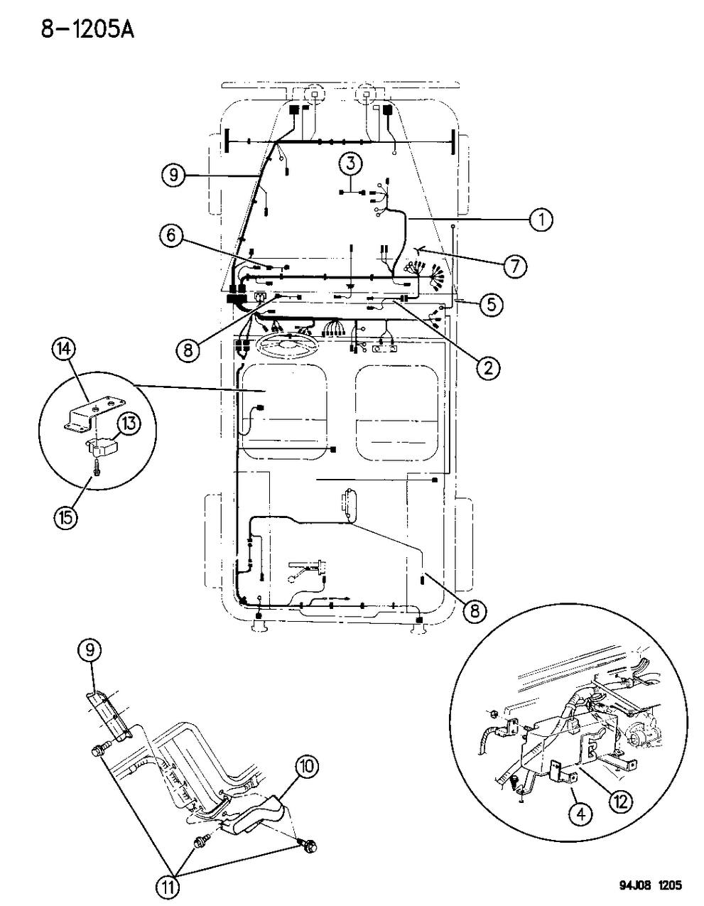 Mopar 56017364 Cover, Injector Wiring, 4-Cylinder