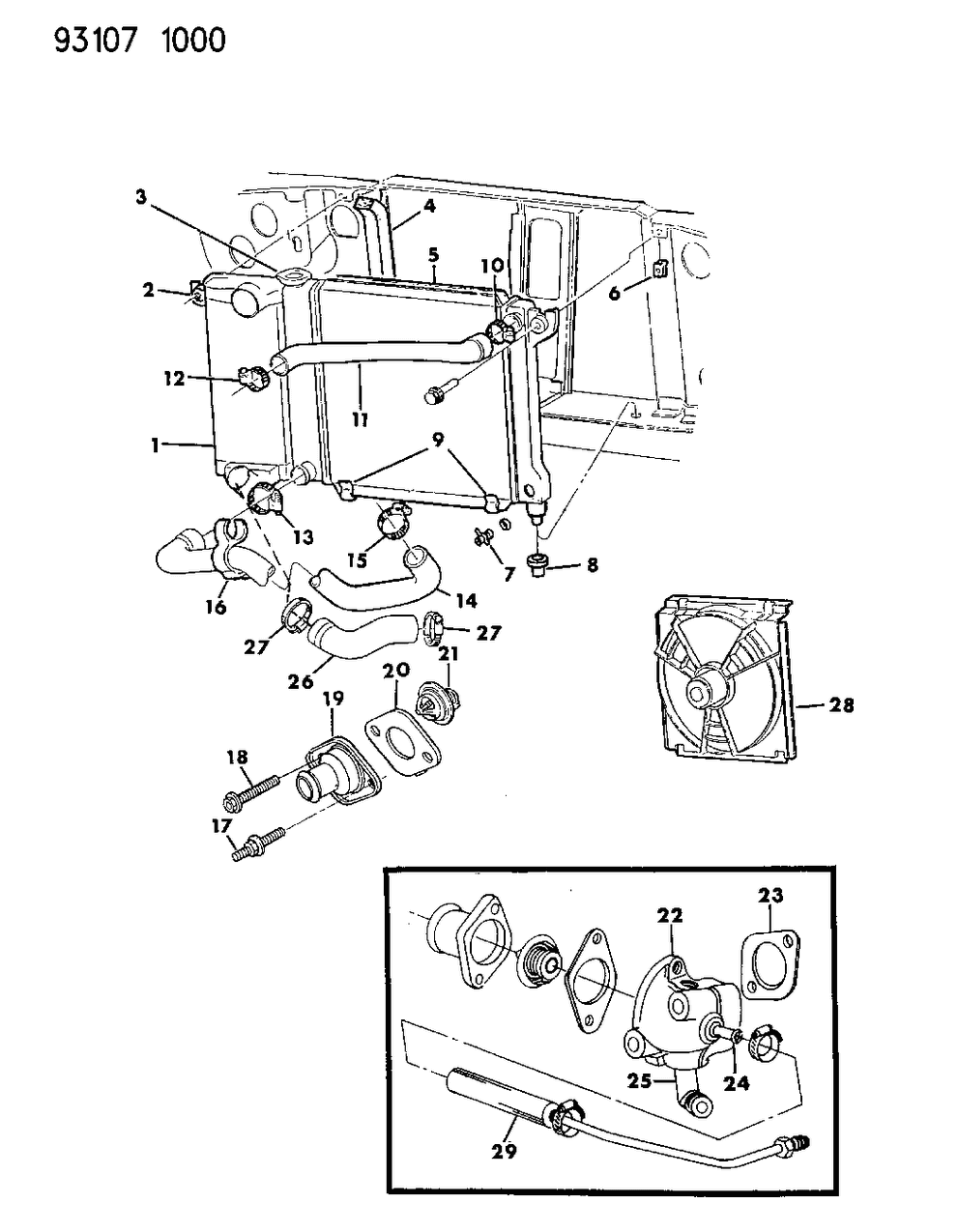 Mopar 4667501 Water Box