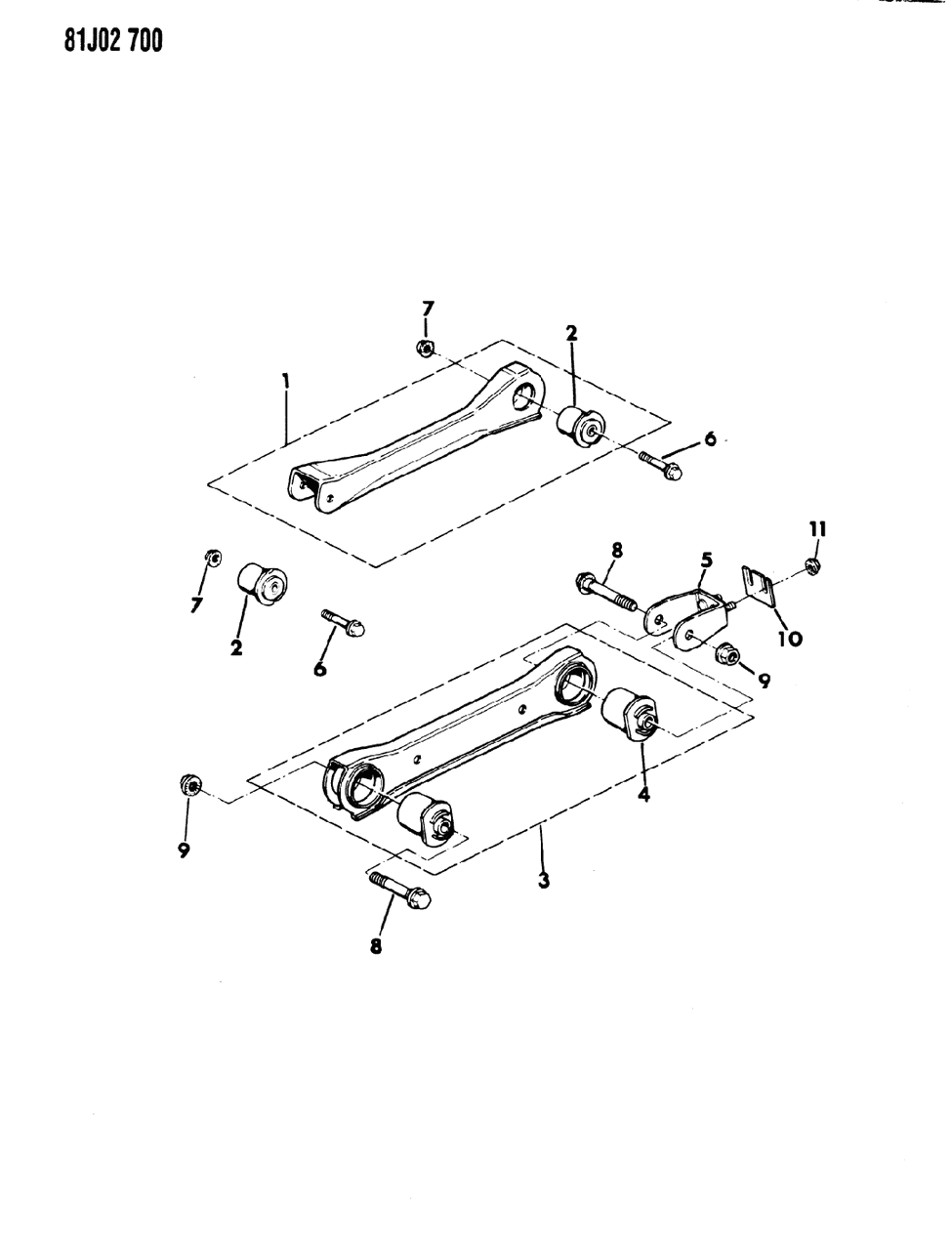 Mopar 52002538 Arm, Suspension, Lower