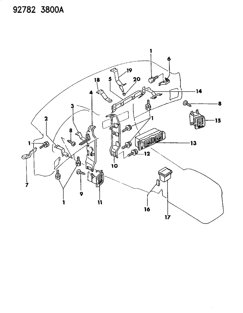 Mopar MR148692 Reinforcement