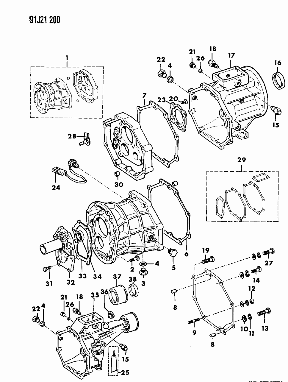 Mopar 83503112 Retainer, Bearing Front