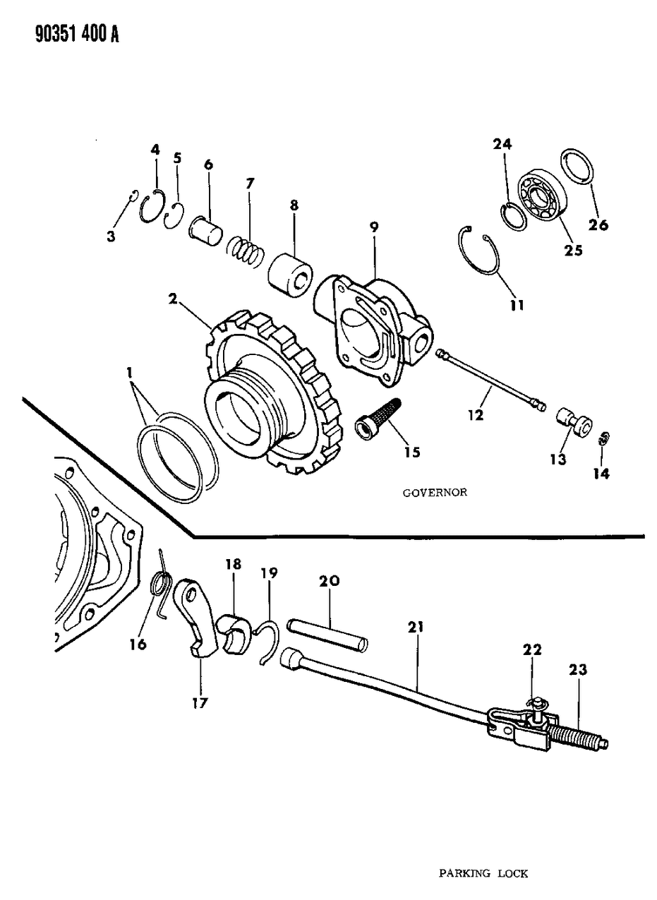 Mopar 4728460 Body Package Governor