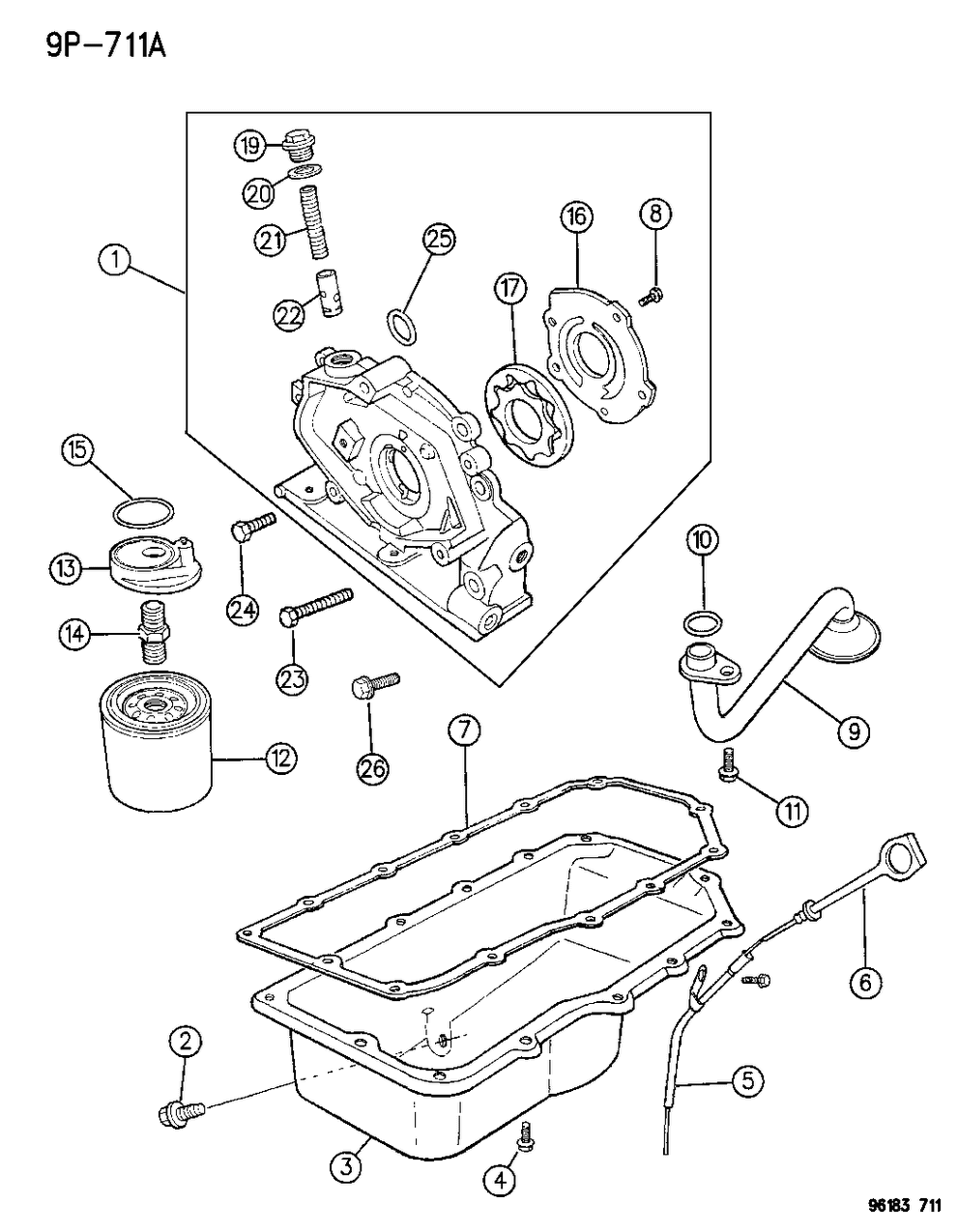 Mopar 4667788 Oil Pick-Up