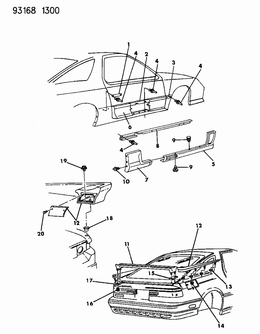 Mopar 6502689 Door Rivet