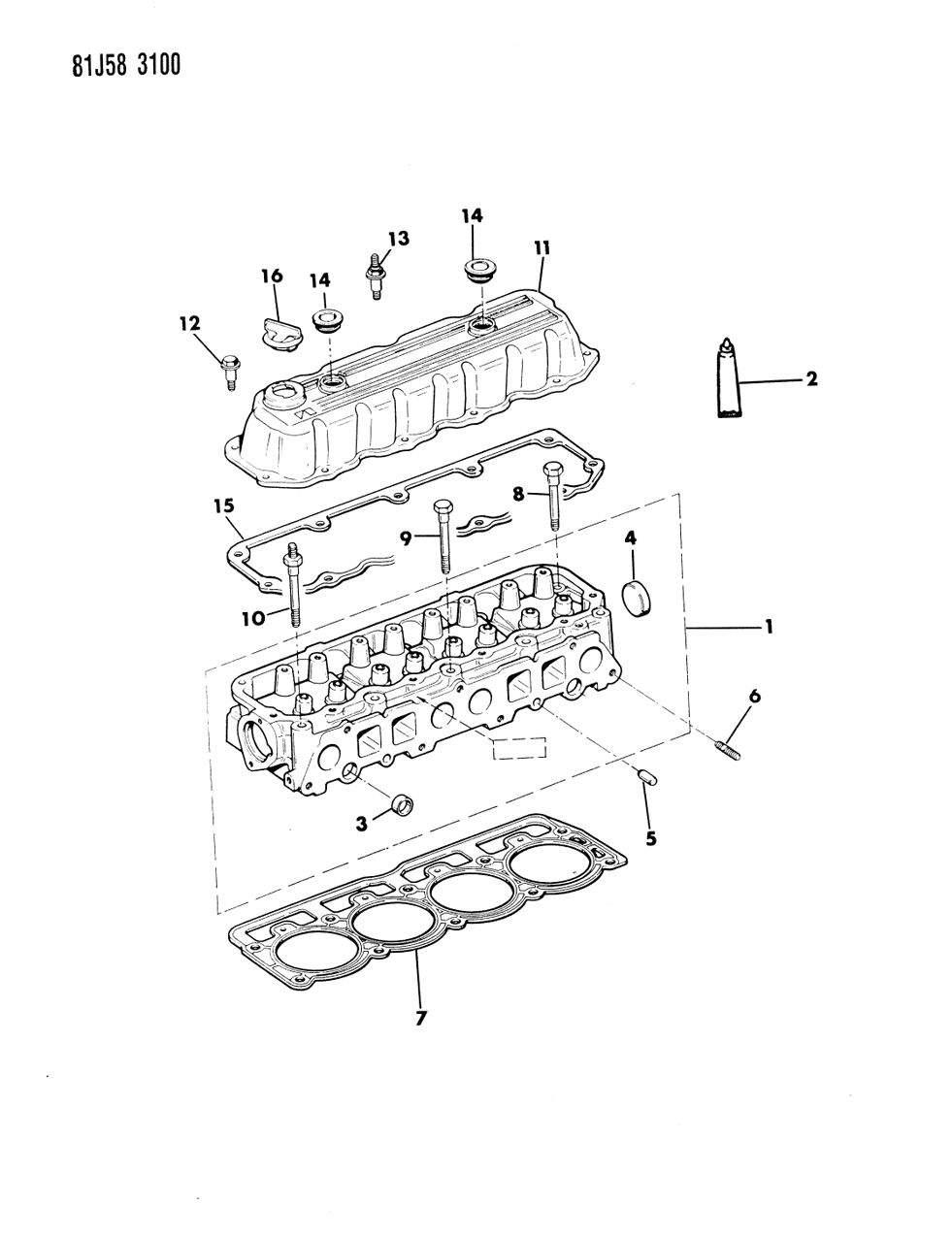 Mopar J3241649 Gasket