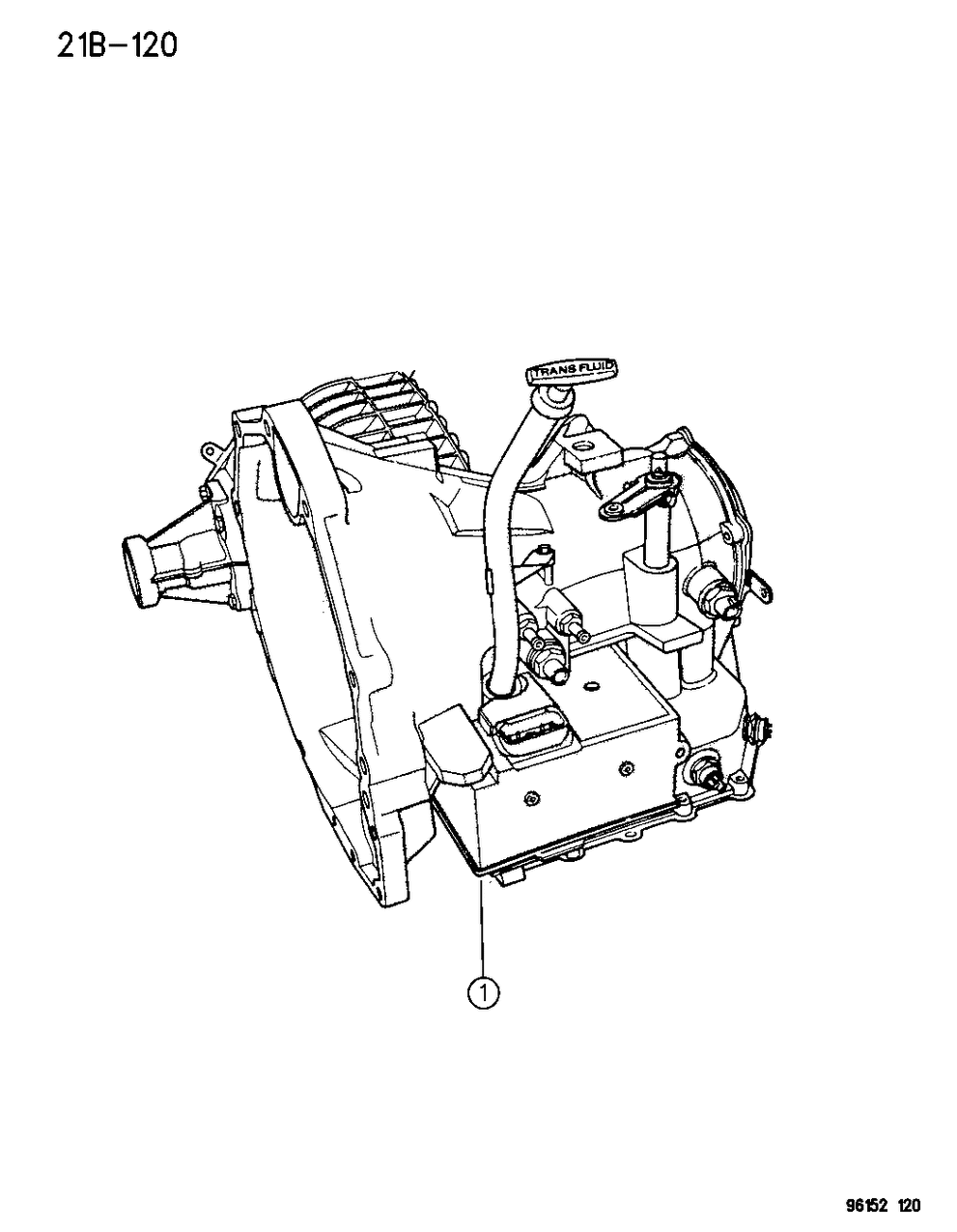 Mopar R4883568AA Transaxle & Torque Converter Assembly, 4 Speed Automatic