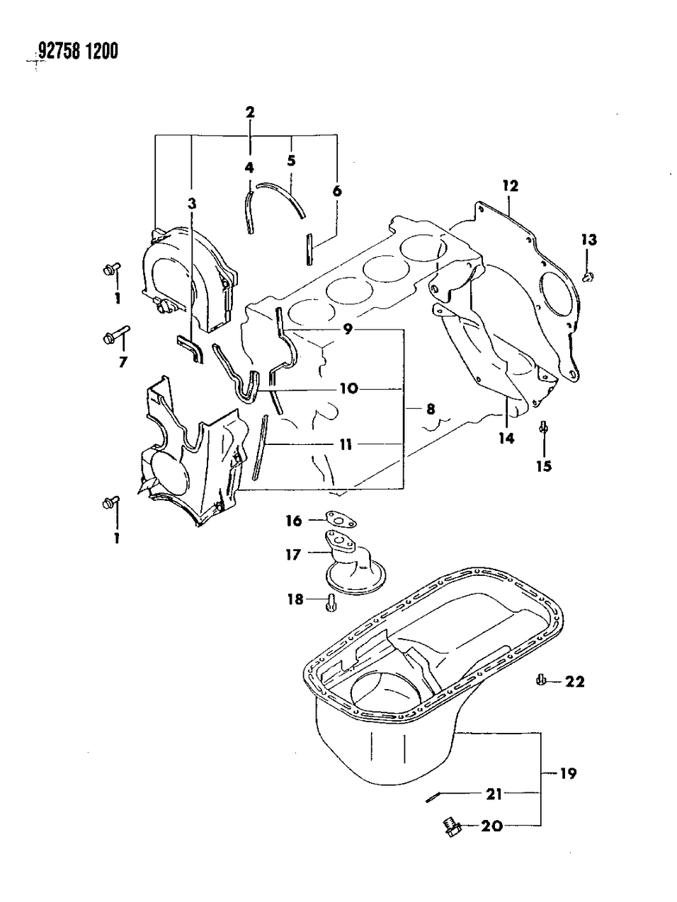 Mopar MD147100 Cover, Upper, Timing Belt