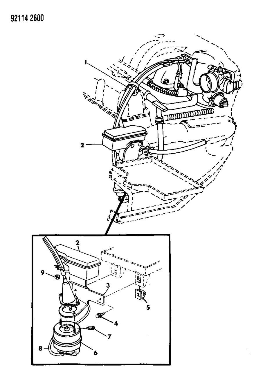 Mopar 4405158 Control Cable