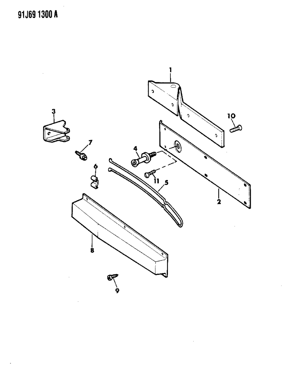 Mopar 55009448 Mount Bracket