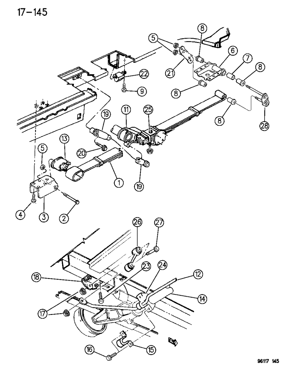 Mopar 4694926 Spring, Rear