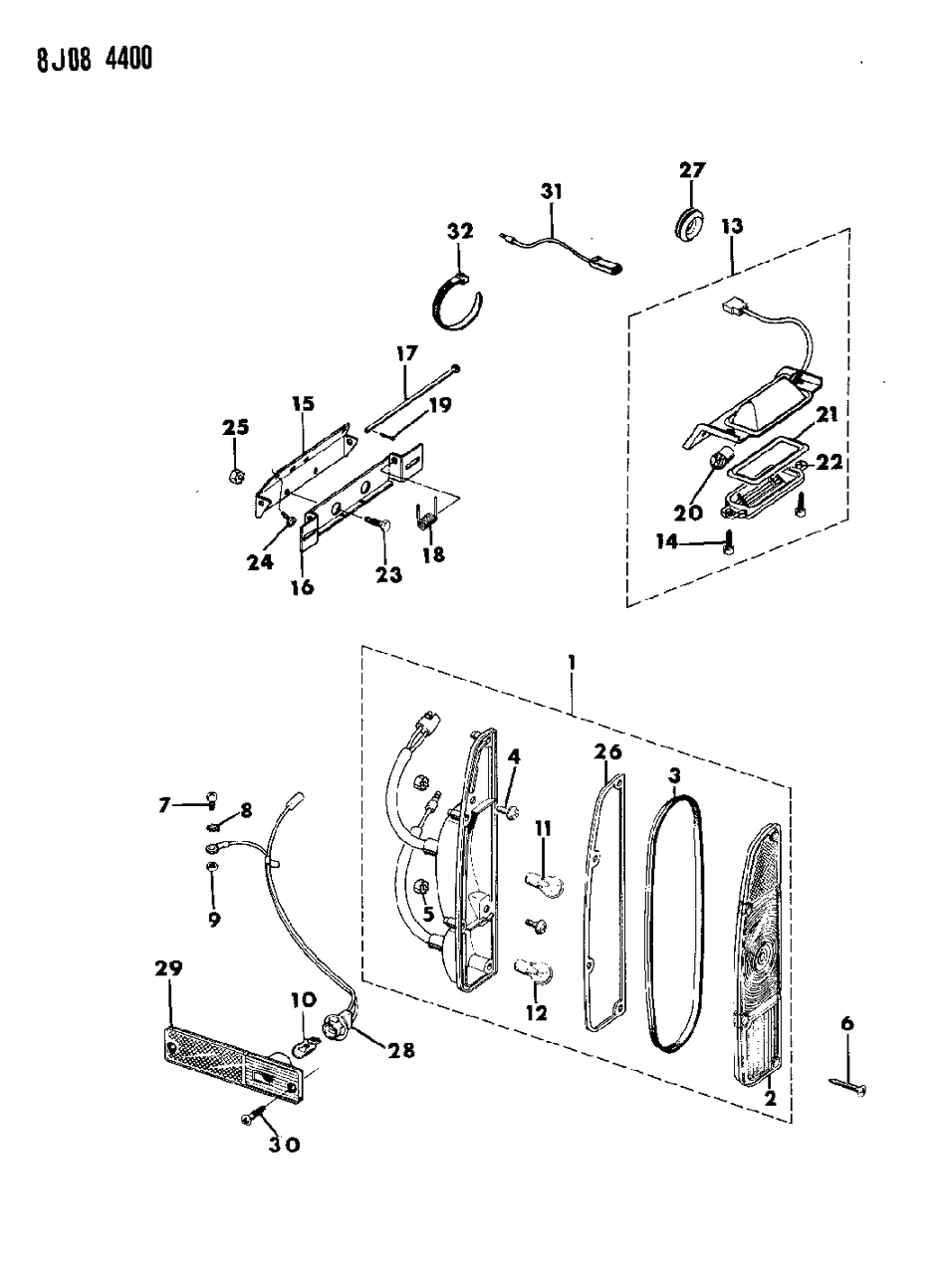 Mopar J0989428 Socket & Wire
