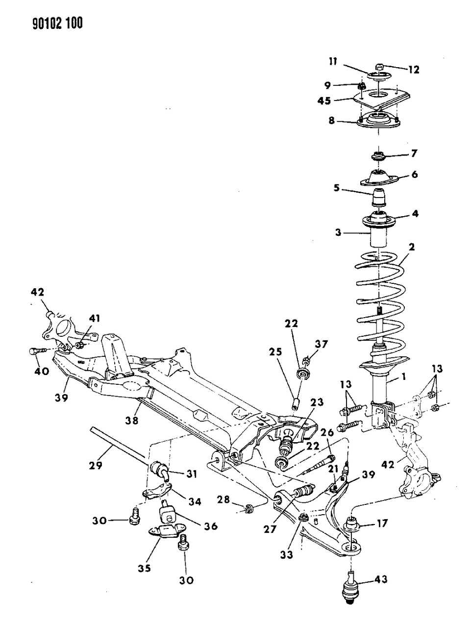 Mopar 4449368 Stabilizer Bar