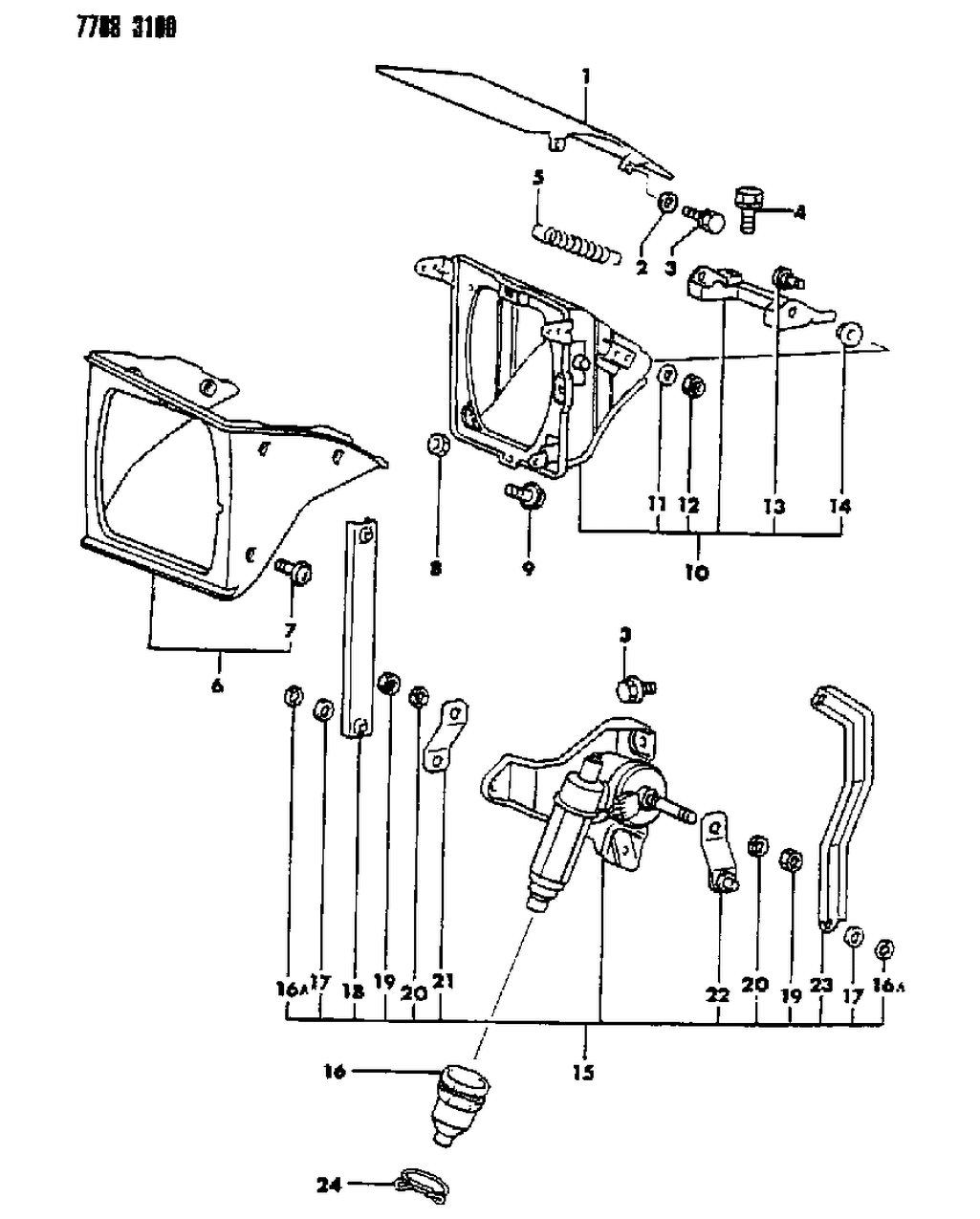 Mopar MF450003 Nut, Self Locking