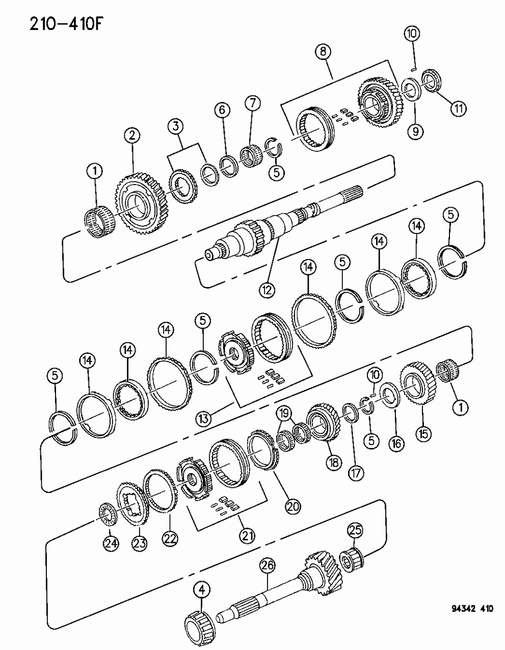 Mopar 4740824 Synchronizer Package, 3RD And 4TH Gear