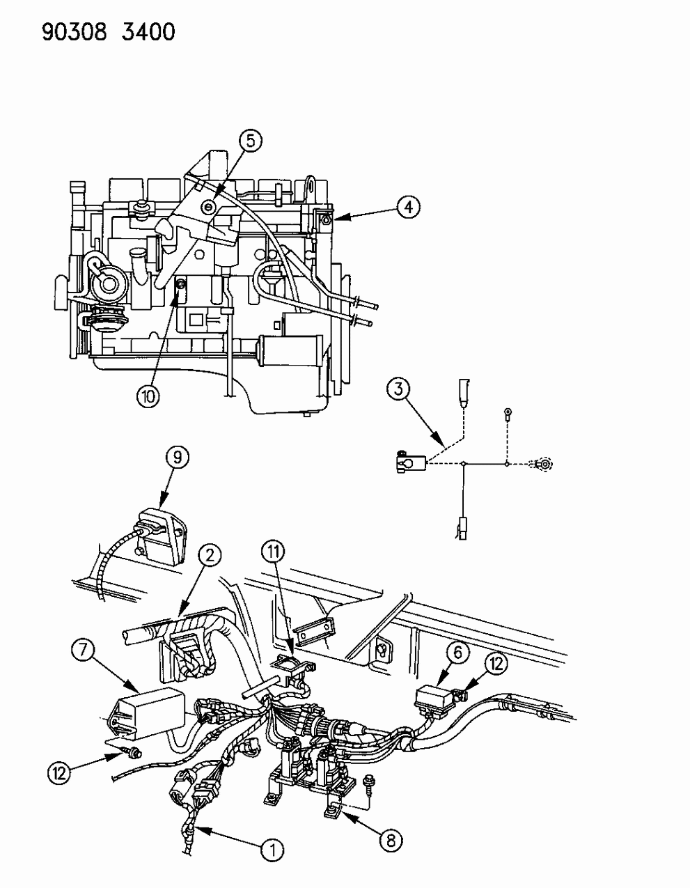 Mopar 4429021 Temperature Sending Unit