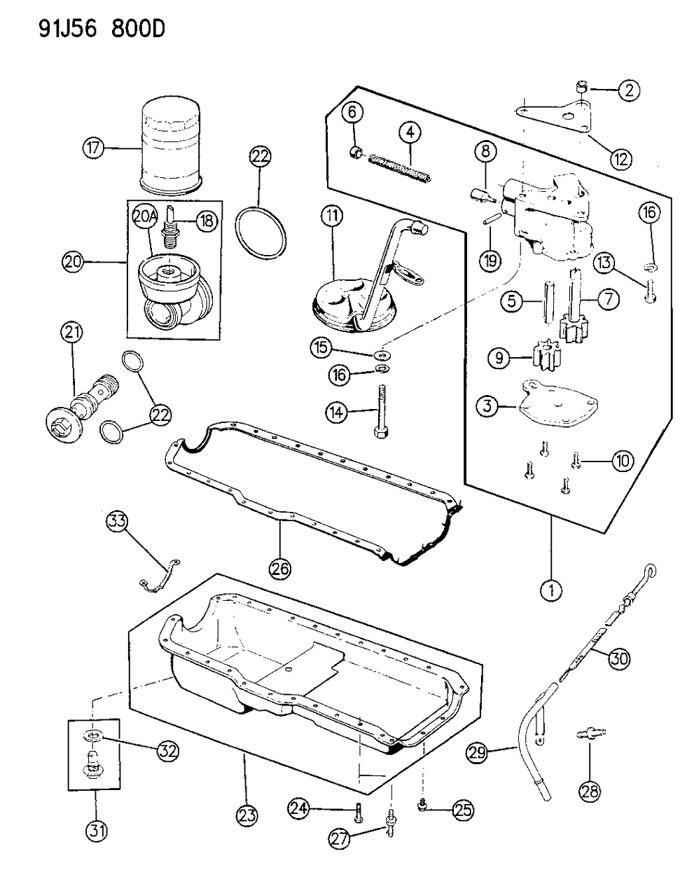 Mopar 53009070 Bolt, Oil Filter Adapter