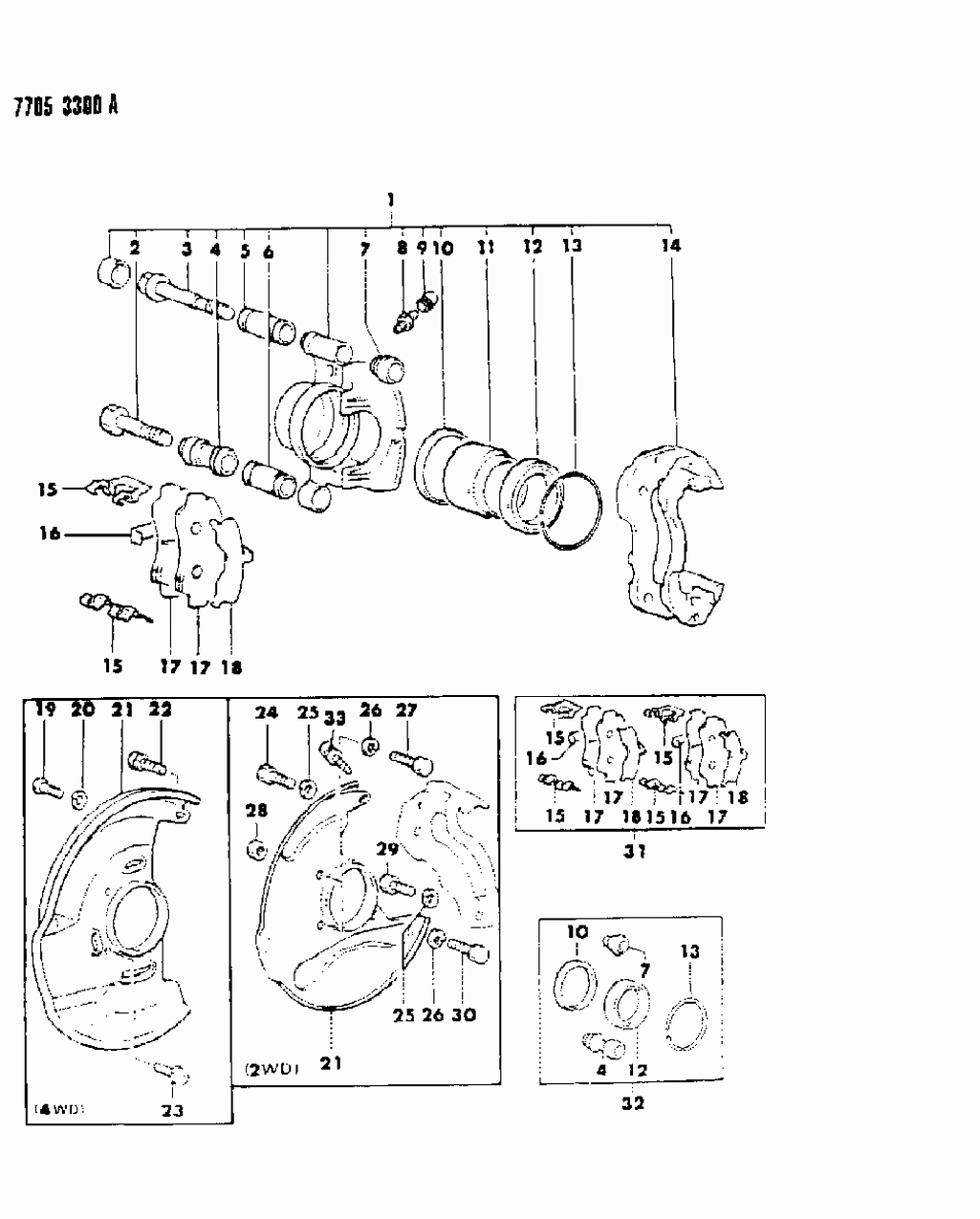 Mopar MB500807 Clip, Pad